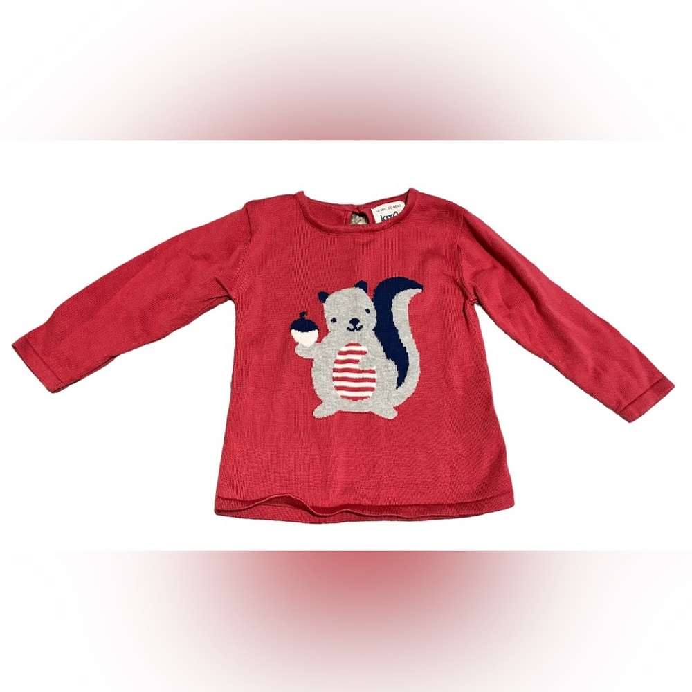 Kite sweater. Girls size 12-18 months. Pink.